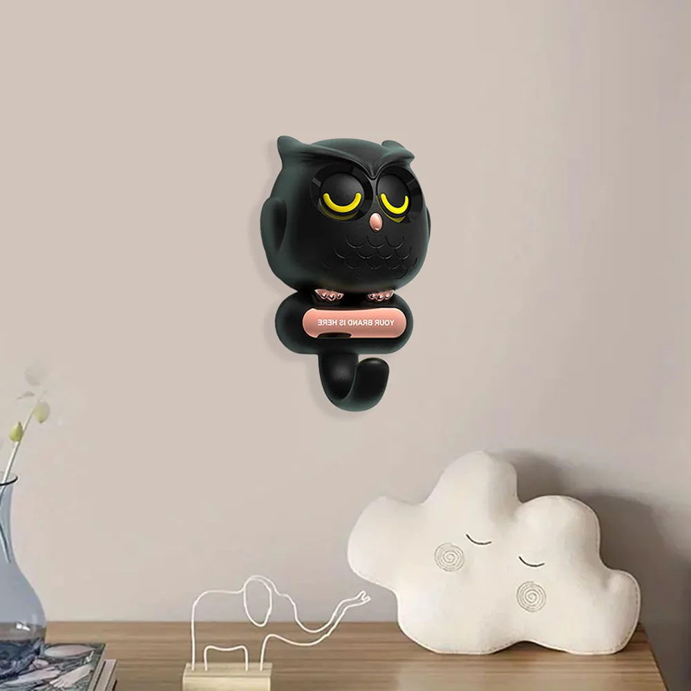 Fashion Blinking Owl-shape Hook Multifunctional Stylish Keychains Hook for Home 5