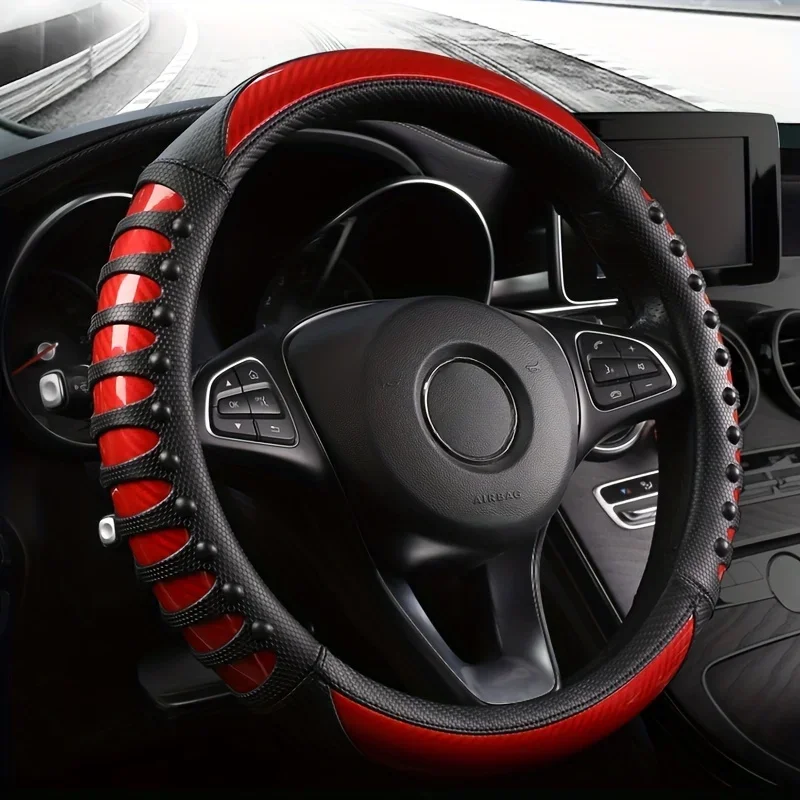 Capa De Volante Couro Esportivo Aooble - Universal 37-39cm - Antiderrapante
