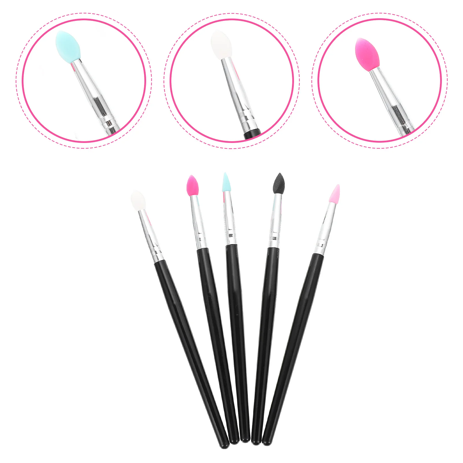 

5Pcs Silicone Lip Brush Professional Makeup Brush Beauty Makeup Accessory