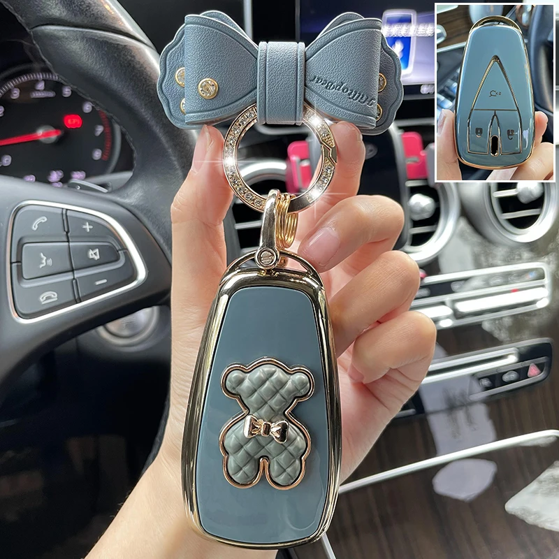 Car Key Fob Case Cover Shell Keychain Accessories For Changan CS35PLUS CS75  PLUS CS55PLUS Eado UNI-T Oushang X5 X7 EV 2019 2020 - AliExpress