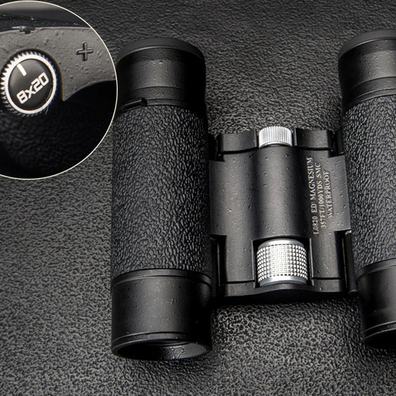 Shuntu 8x20 10x25 ED Binoculars Waterproof SMC Coating Eyepiece Bak4 Prism Optics Portable Folding Telescope For Camping Hunting 2