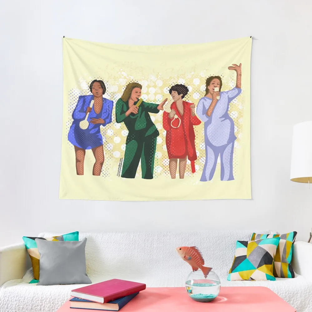 

Singing Women Living Single Tapestry Room Decor For Girls Bedroom Decoration Outdoor Decor Tapestry