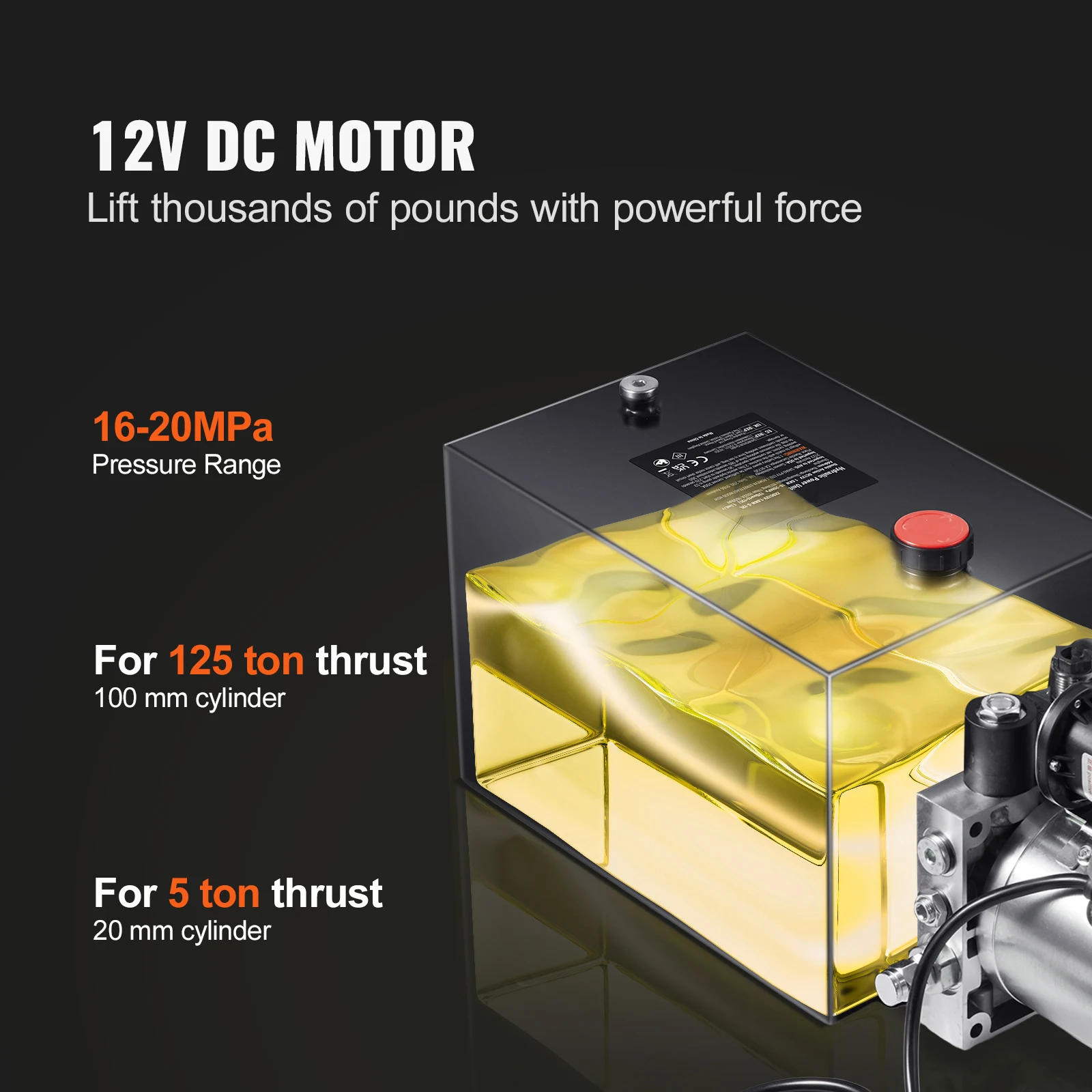 Hydraulic Pump for Dump Trailers and Heavy Machinery