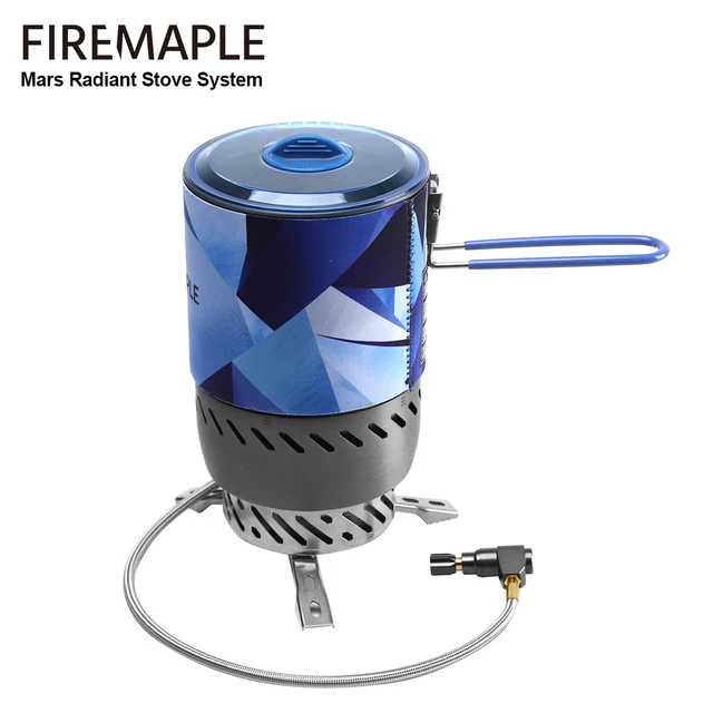 Fire-Maple Mars Radiant Stove System เครื่องแลกเปลี่ยนความร้อนกันลมขนาดกะทัดรัดพร้อมวาล์วควบคุมความดัน แคมป์ปิ้ง แบกเป้ 1