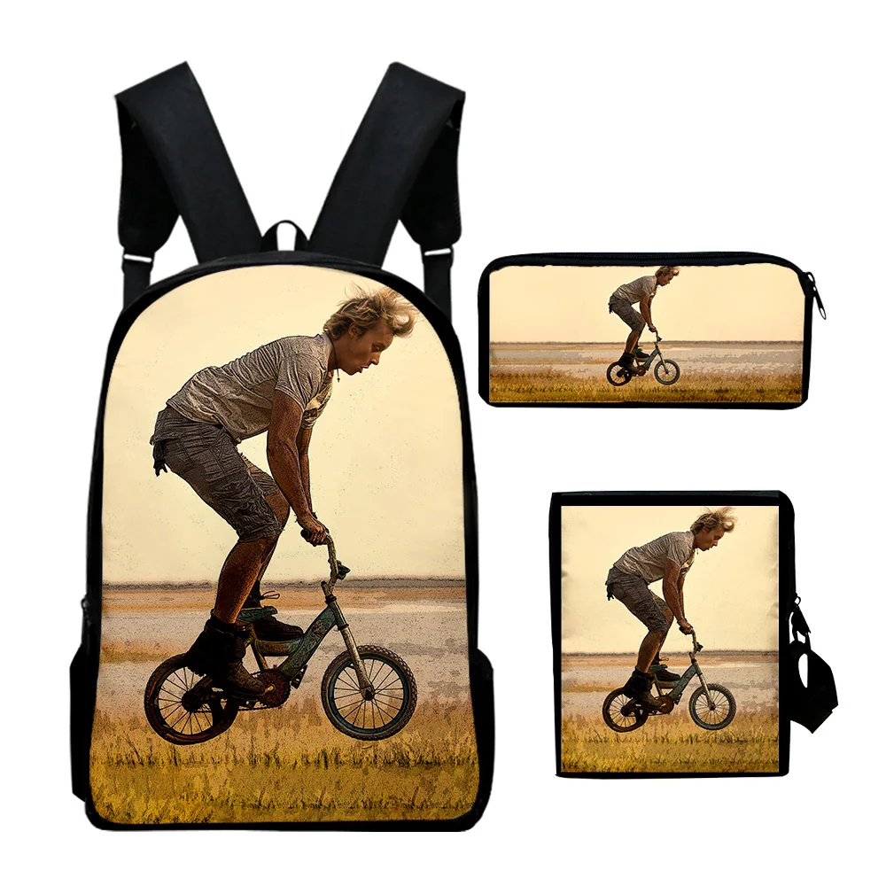 Popular Outer Banks Season 3 Tv Series 3D 3pcs/Set pupil School Bags Laptop Daypack Backpack Inclined shoulder bag Pencil Case