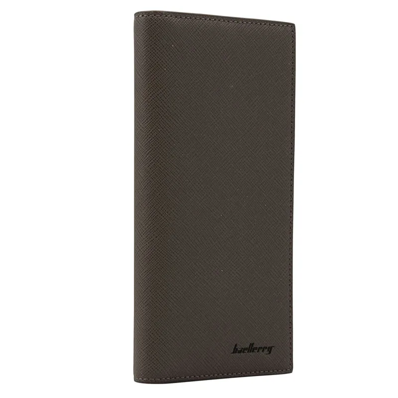 

Men Purse Leather Clutch Long Wallet Bifold Male Birthday Gift Supplies Present