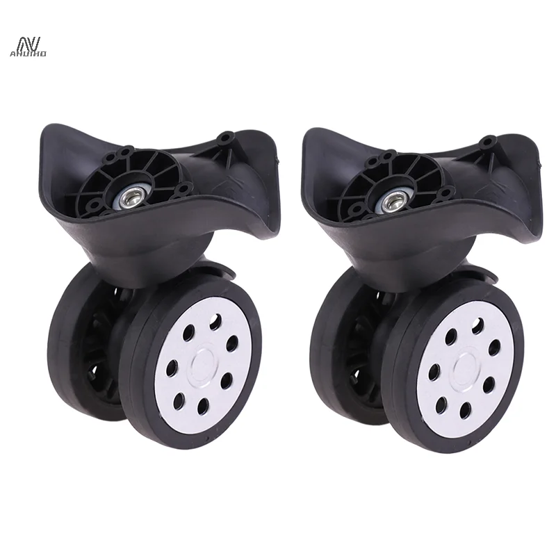 

2PCS Trolley Case Luggage Wheel High Quality Rubber Luggage Wheel Replacement Wheels Universal Travel Suitcase Parts Accessories