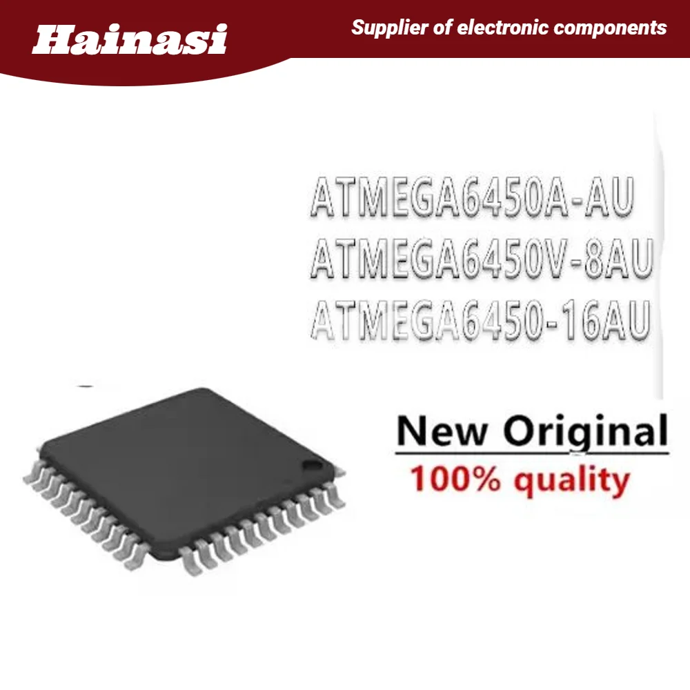 

100% quality ATMEGA6450V-8AU package QFP100 ATMEGA6450A-AU microcontroller controller integrated circuit chip ATMEGA6450-16AU