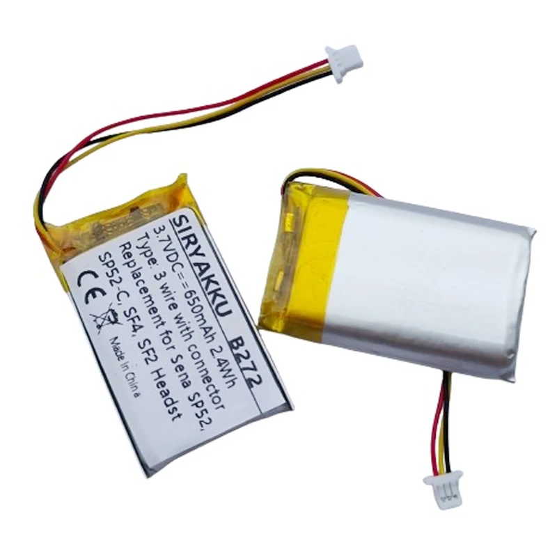 Batteria Per Cuffie Sena SRL2 GT-Air II, 3,7 V, Li-Polymer - Foto 2