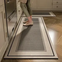 Kitchen Floor Mat Absorbent Non-slip Carpet Diatom Mud Long Foot Mats Minimalist Style Home Decoration Rug for Bathroom 주방 카펫 1