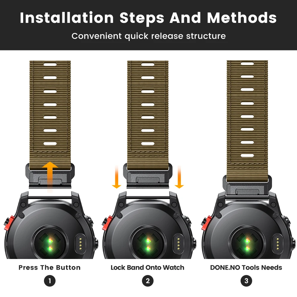 Correa De Reloj De 26, 22 Y 0.787 In Para Garmin Fenix 6 6X Pro 5 5X Plus 3HR, Correa De Acero Inoxidable Fenix6 Fenix5 De Liberación Rápida (color Oro Rosa, Tamaño: Fenix 7