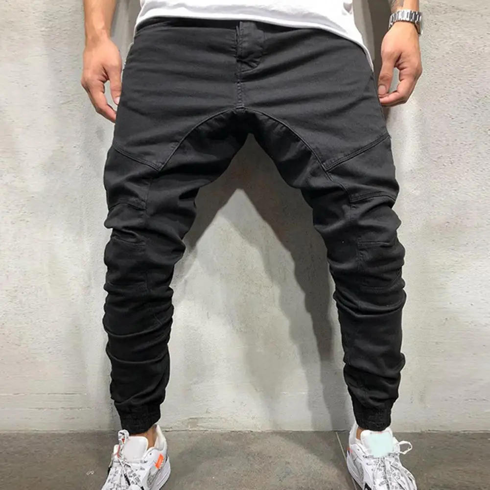 Men Pants Drawstring Men Sweatpants fashionable wide leg pants wide leg pants fashion pants Simplicity Fashionable Fantastic Fashion Long Cargo Trousers