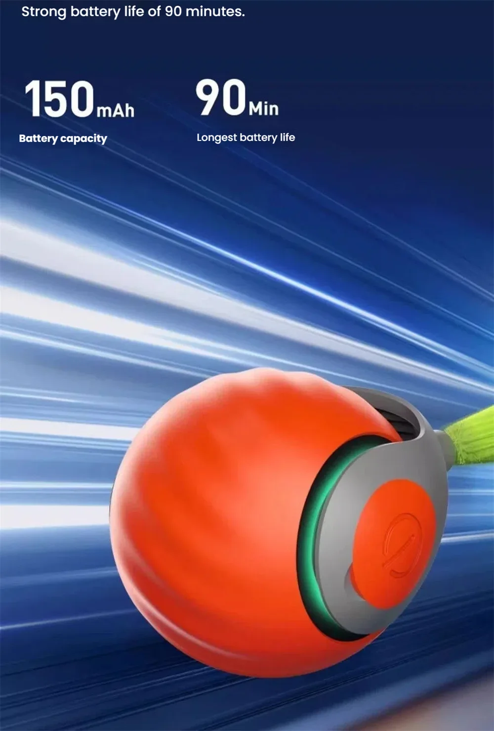 Interactive Rolling Pet Ball Toy For Cats And Dogs Motion Toy_voghion.com
