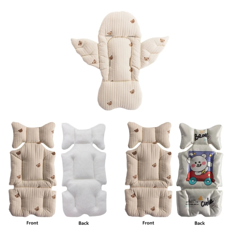 

Washable Babies Stroller Padding Babies Stroller Cushion Universal Babies Pushchair Liner Safety Carriers New Dropship
