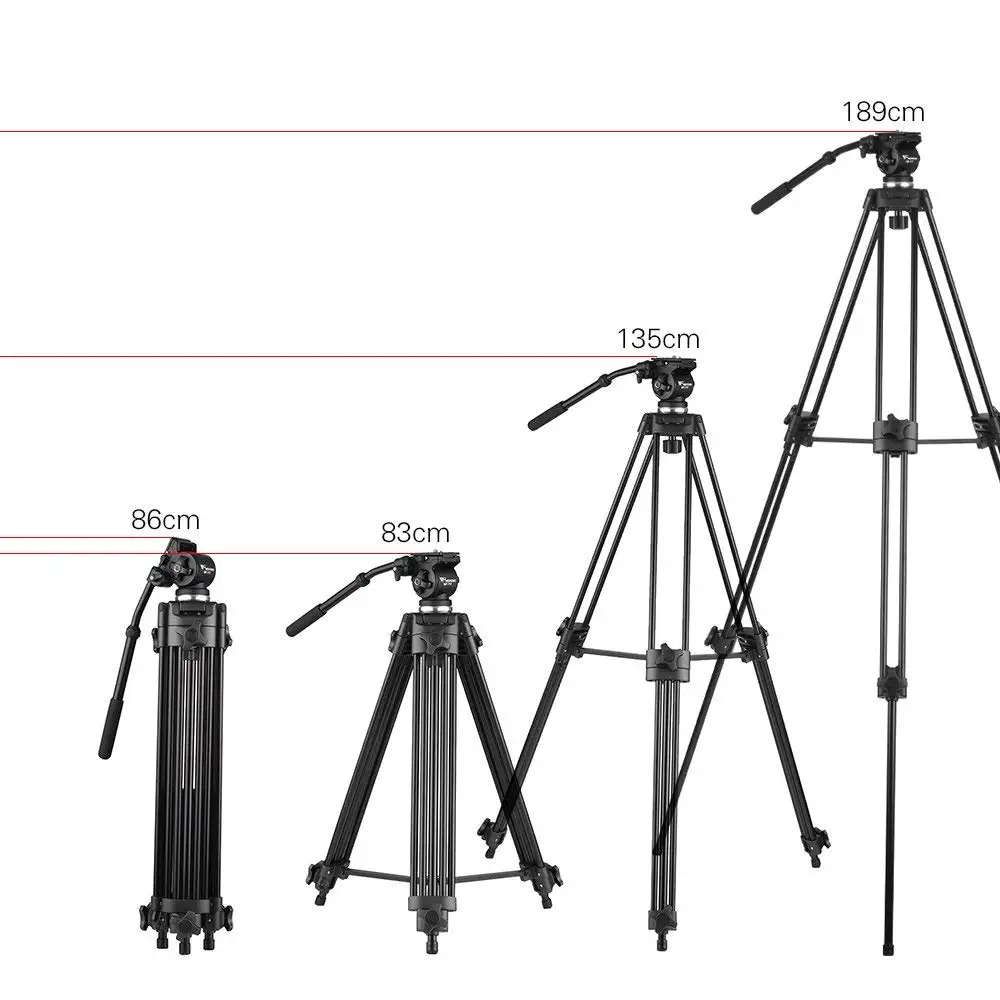 Weifeng WF717 Tripod Video WF-717 Tinggi/Profesional Kit