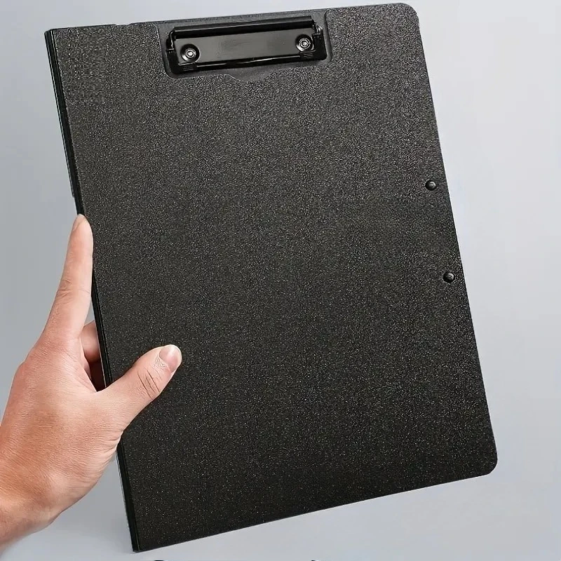 1 pezzo di cartella portadocumenti formato A4, organizer per documenti, clipboard con copertina, cartella per carta formato A4 per affari e scuola, articoli di cancelleria e forniture per ufficio. - immagine 4