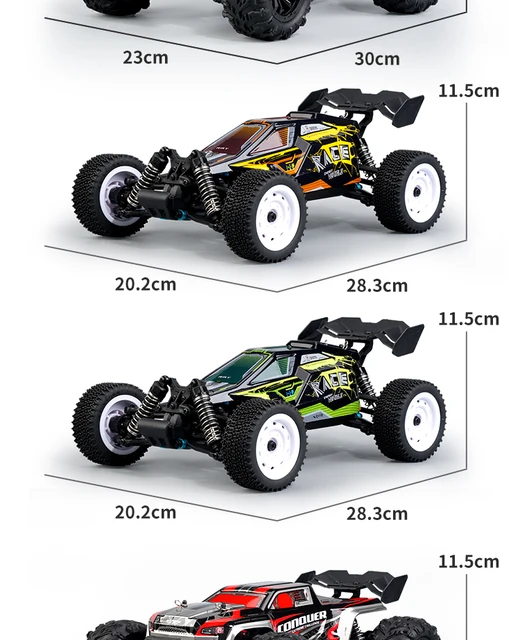 16103 高速 RC 50km/h 1/16 4WD LED ヘッドライト付き 16103 高速 RC 50km/h 1/16 4WD LED ヘッドライト付き 16103