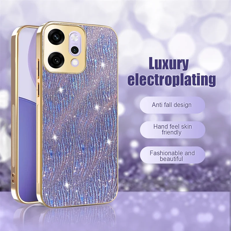Elegant Glitter Electroplated Shockproof Protective Phone Case