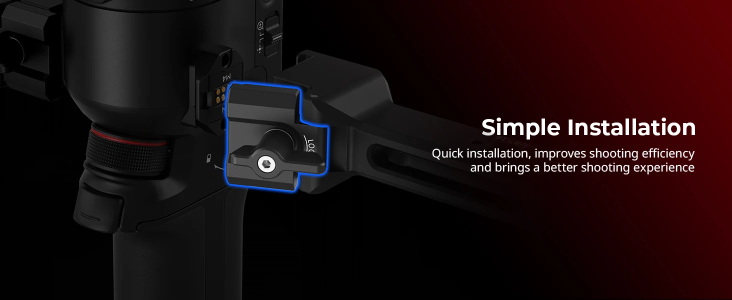 Focus Control Handle / Dual Handle for DJI RS 2 / RS 3 Pro / RS 4 Pro Stabilizer