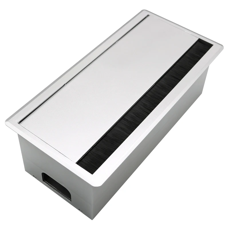 mesa retângulo fio capa cabo grommet escritório mesa fio buraco capa mesa cabo
