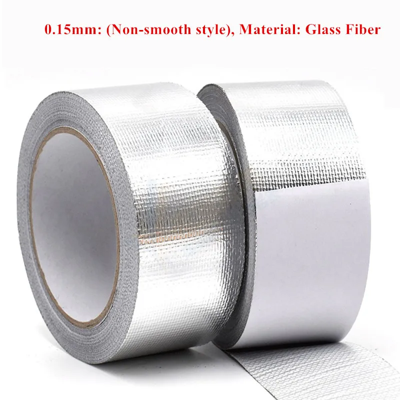 High temperature resistance aluminum foil tape kitchen pipe repair adhesive sealing heat insulation leak proof