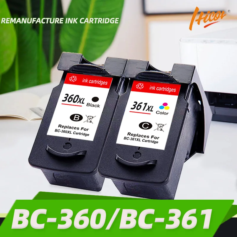 Hicor For Canon BC-360XL Ink Cartridge For canon bc-360 bc-361 Ink 