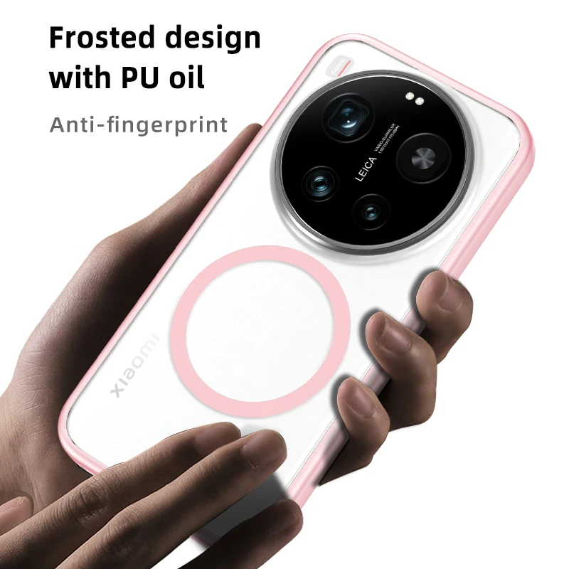 Magsafe Matte Shockproof Magnetic Armor Wireless Charging Case