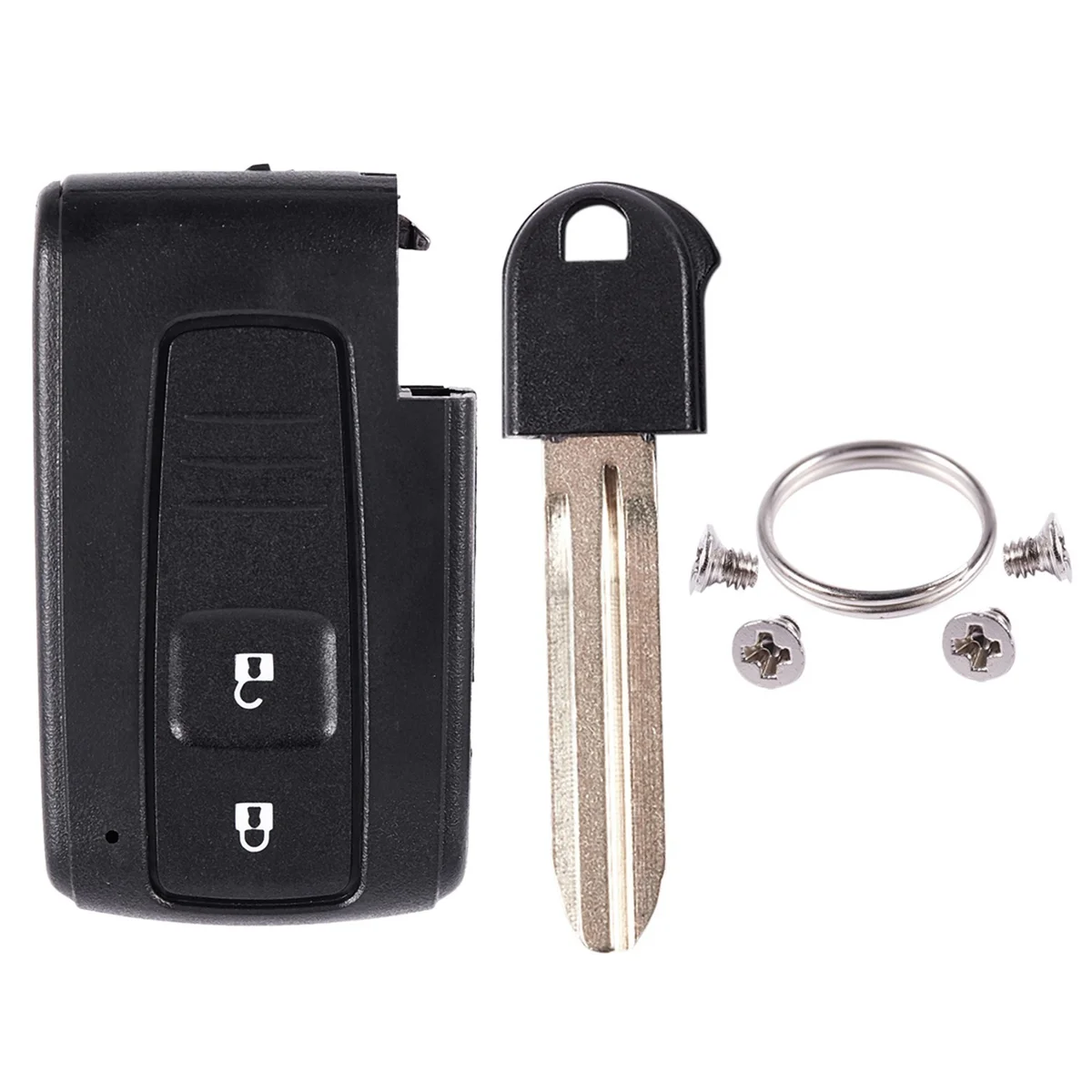 

2 BUTTON SMART REMOTE KEY CASE SHELL & BLADE For TOYOTA COROLLA VERSO PRIUS