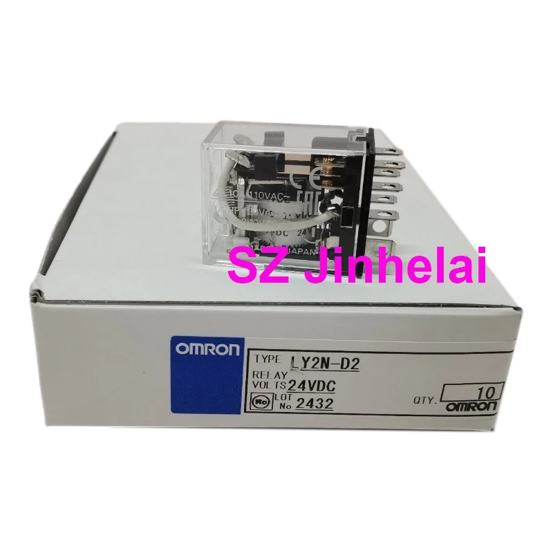 MY2N-D2 DC24V 4箱(40個)セット MY2N-D2 DC24V 4箱(40個)セット （1pcs omron LY2N-D2 24vdc本物