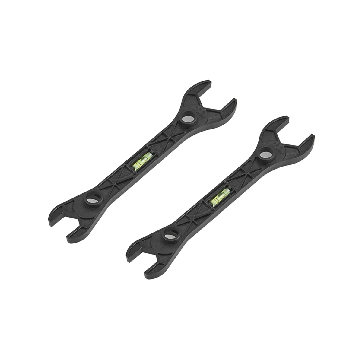 

2 Pieces of PPR Hose Nut Plastic Shower Wrench Shower Mixer Valve Faucet Mounting Wrench with Level Gauge.