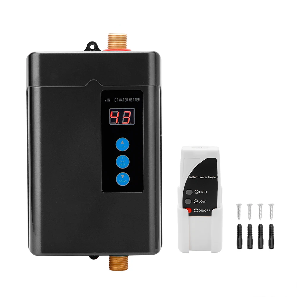 Digital Electric Water Heater Remote Control Instantaneous Tankless