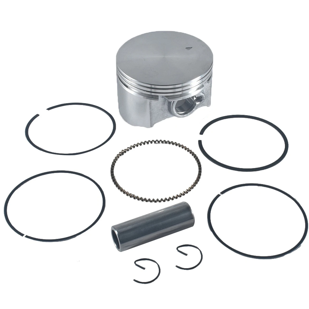 Flat Top Piston Kit 68mm With pin ring For Honda GX160 GX200 196CC Go Kart