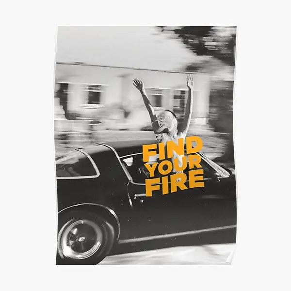 

Find Your Fire Poster Funny Decoration Decor Mural Modern Vintage Print Home Picture Painting Wall Room Art No Frame