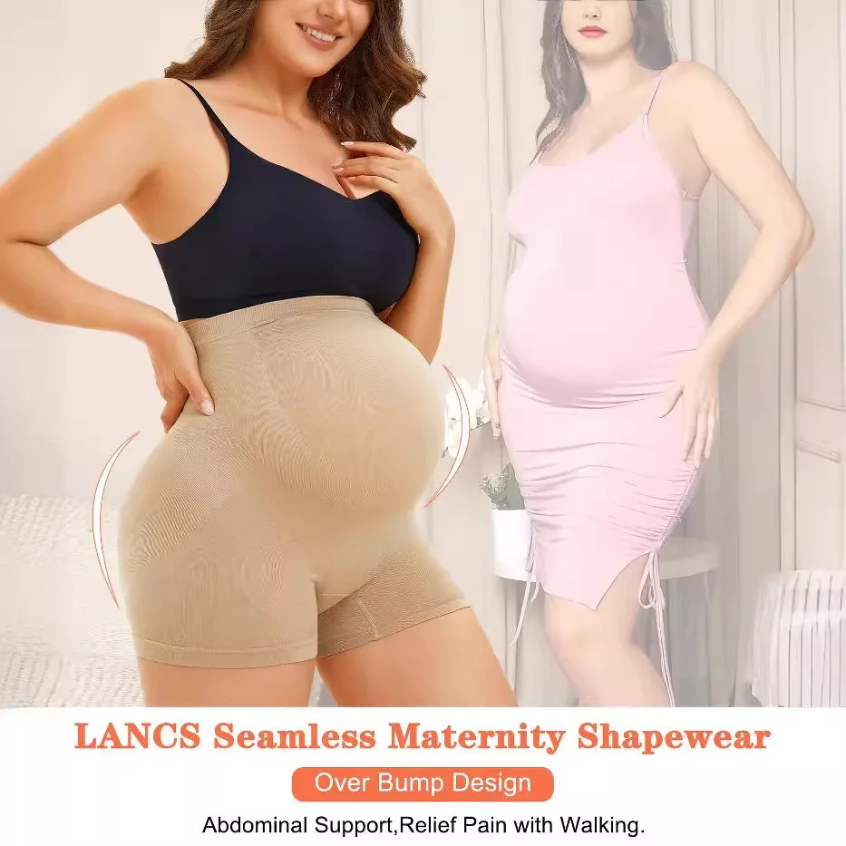 Body Shaping Pregnant Women's Pants High-end Elastic Waist TintingTinting Thigh Slim-fit Shaping Pregnant Women's Pants