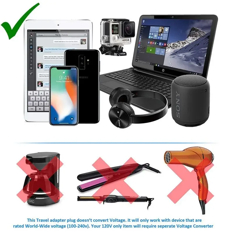 Рисунок 6 - Штепсельная Вилка стандарта США/ЕС/Австралии