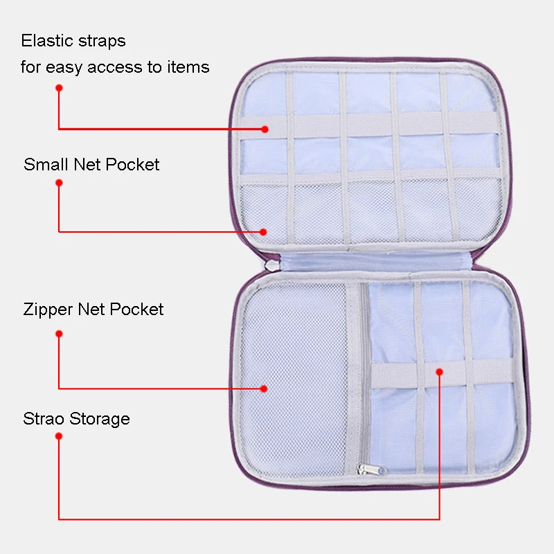 Organizer Bag Apple watch accessories Band Storage Case Portable Durable Watches Strap Organizer box Travel Outdoor etc watchband storage bag