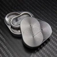 Magnetic Fidget Slider Adult EDC Metal Rotary Fidget Toy ADHD Hand Spinner Autism Sensory Toys Anxiety