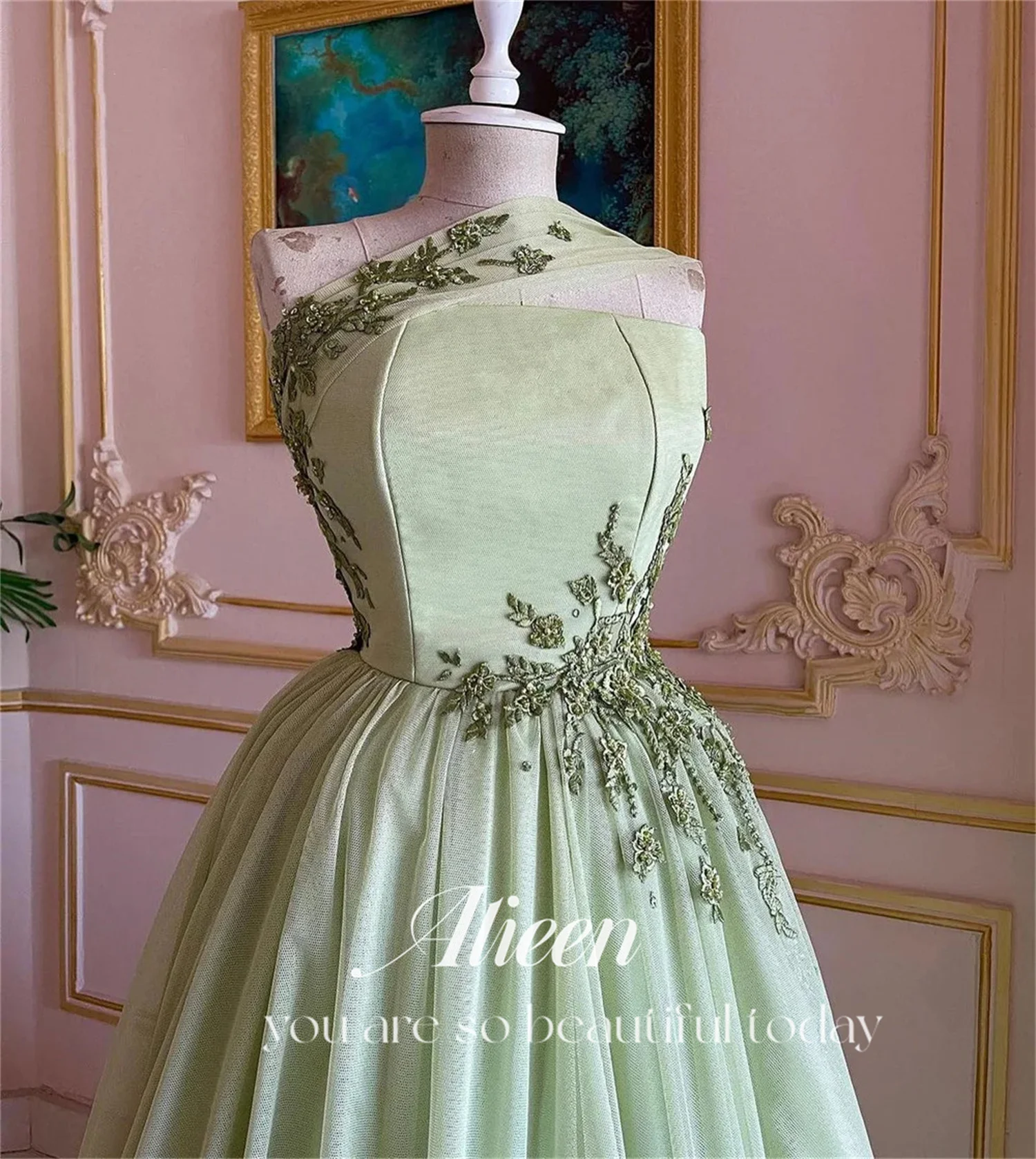 Рисунок 3 - Aileen зеленое кружевное аппликационное