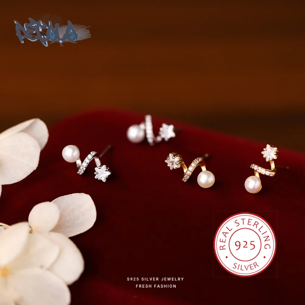 

Женские серьги из серебра 925 пробы, с фианитами