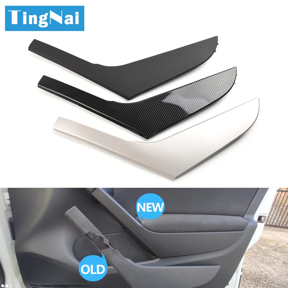 

Black Car Interior Door Left Right Pull Handle Cover Trim For Volkswagen VW Golf 6 GTI MK6 2009 2010 2011 2012 2013 2014