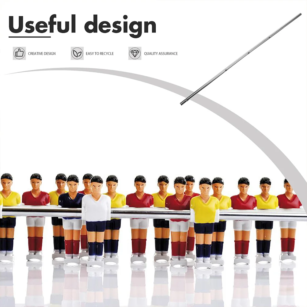 Table Soccer Replacement Rods 3Pcs for Desk Football Machine Foosball Table Operation Pole Metal Handle table football game tabletop soccer game