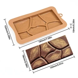 Silicone Chocolate Mold for Homemade Confectionery and Cake Decor (CM234)