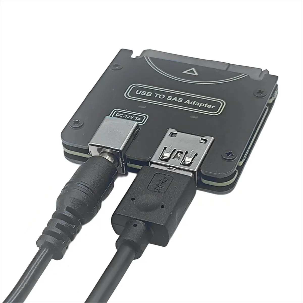 A10R USB to SFF-8482 SAS 29핀 어댑터 하드 디스크 드라이브 RAID 5Gbps HDD/SSD RAID 컨버터(칩셋 및 전원 포트 포함)