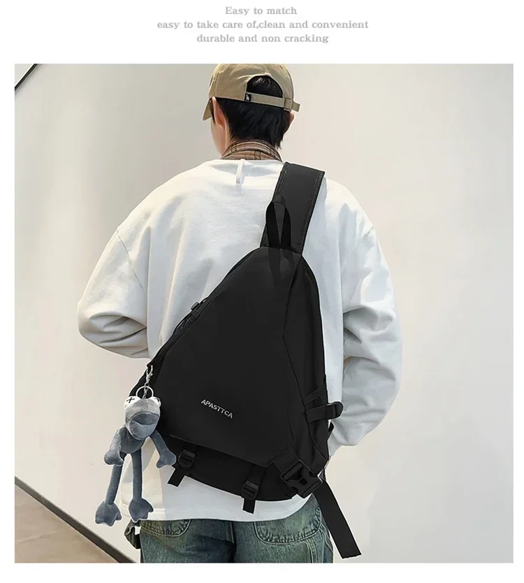 thumbnail image 1 of 2024 Nuevo bolso de pecho, bolso cruzado para hombre, multifuncional, informal, mochila de un solo hombro, gran capacidad, estilo pareja, bolsa, 1 of 5