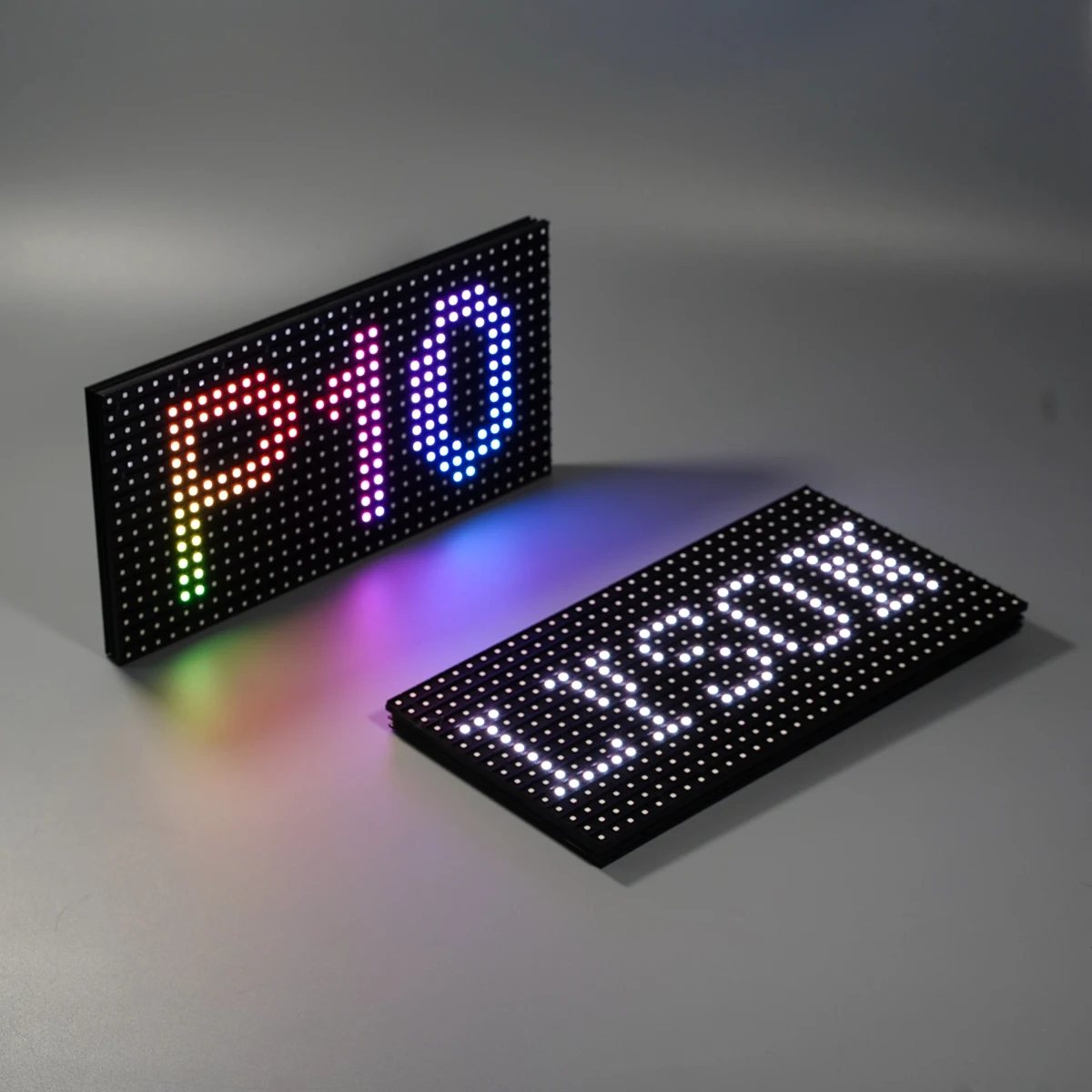 야외용 P10 10mm 1/2 스캔 SMD 3-in-1 풀 컬러 LED 비디오 스크린 모듈 고휘도 320mmx160mm HUB75 포트
