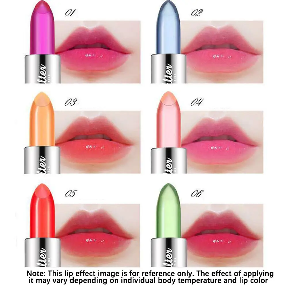 Aloe Vera Jelly Color Changing Lipstick Aloe Vera Jelly Changing Moisturizing Lipstick Fade Color Does Not Waterproof M3H7