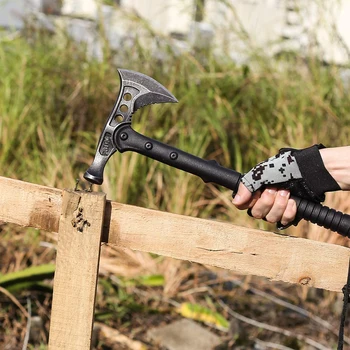 Outdoor Camping Axe Survival Touris Hatchet Tactical Tomahawk Multifunctional Portable Hunting Tools Emergency Gear Axes 6