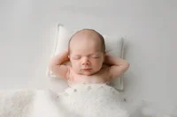 Newborn Photography Props Posing Pillow Velvet Bed Cushion Baby Pillow Mat Photo Accessories Fotografia Baby Photo Props 5
