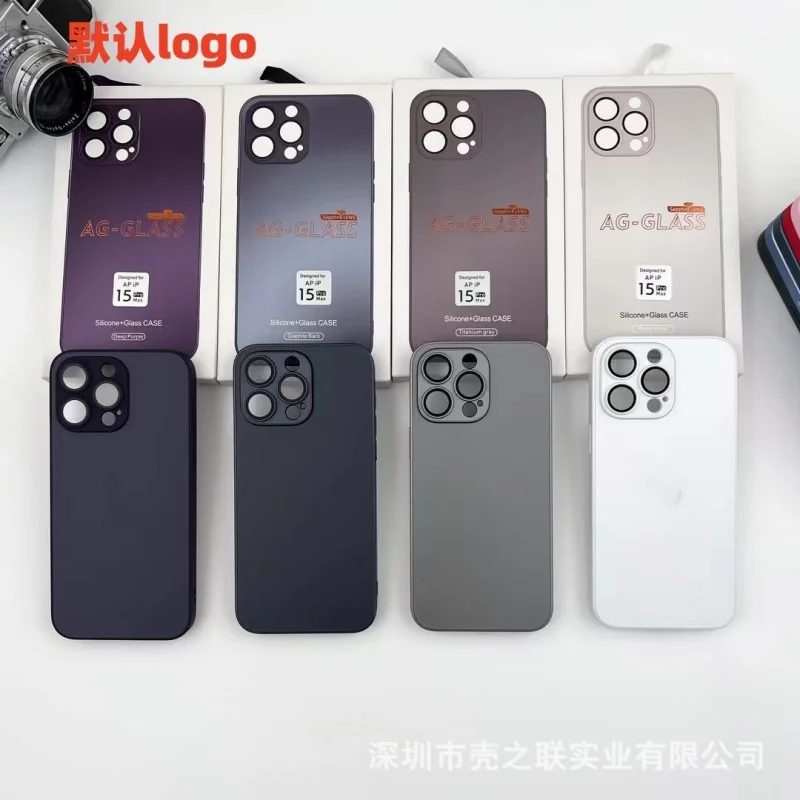 เคสมือถือ IPHONE 16Pro Max Plus 15 14 Pro 13 Mini 12 11 Pro Max Inclusive Lens Phone Cover 5