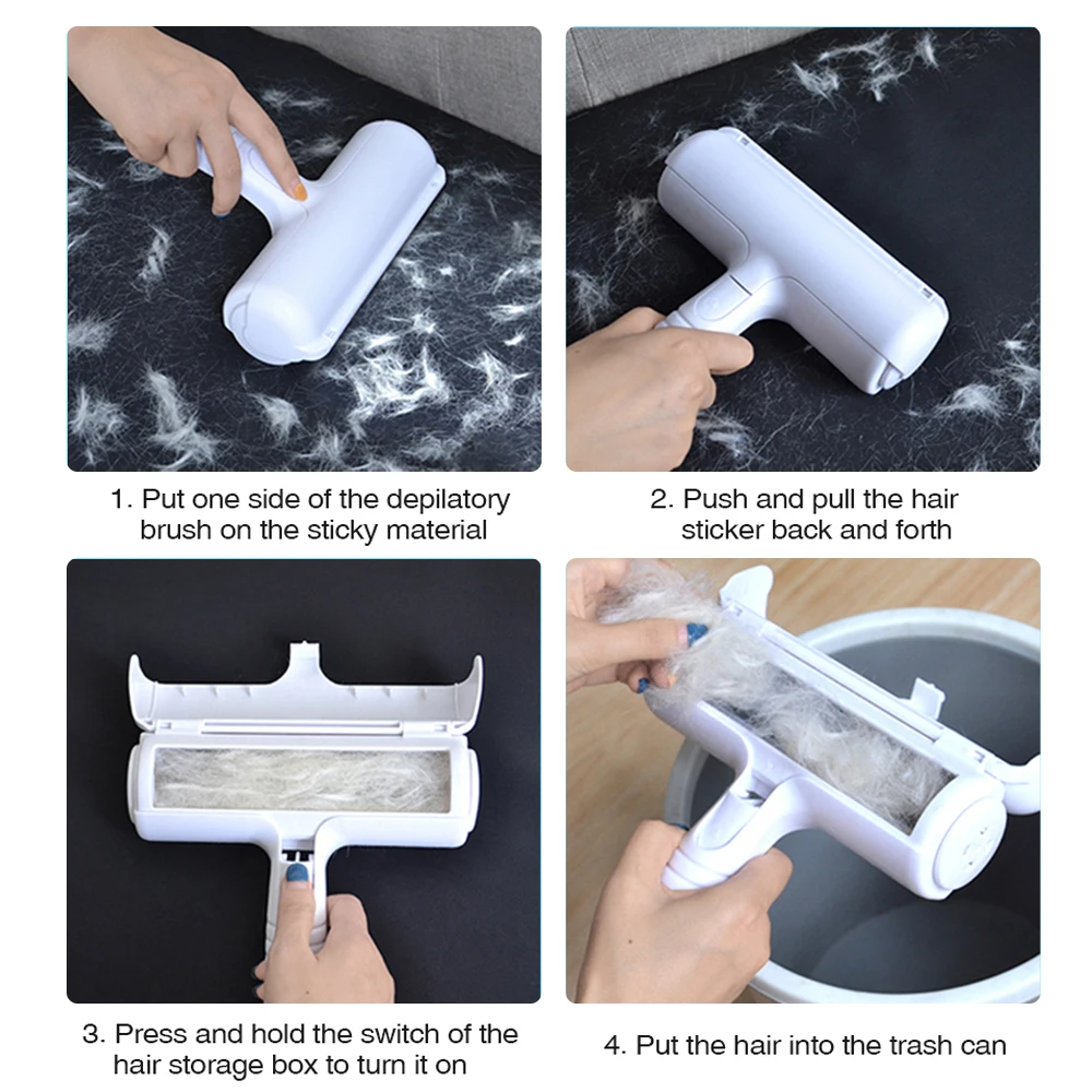 Pet Removes Hairs Cat And Dogs Cleaning Brush Fur Removing Animals Hair Brush Car Clothing Couch Sofa Carpets Combs Dog Supplies
